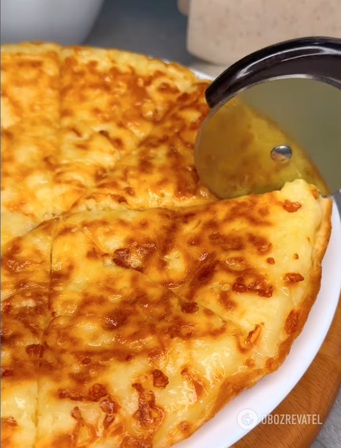 Delicious khachapuri