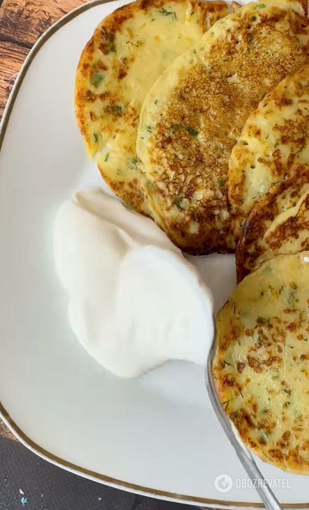 Delicious potato pancakes