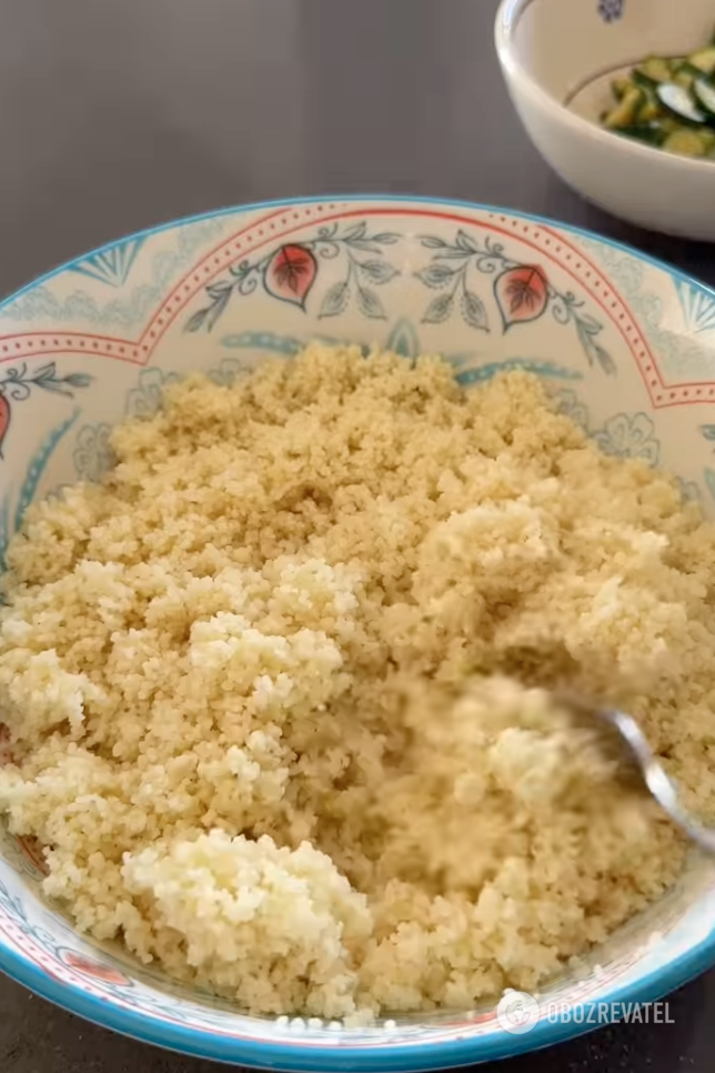 Couscous for cooking