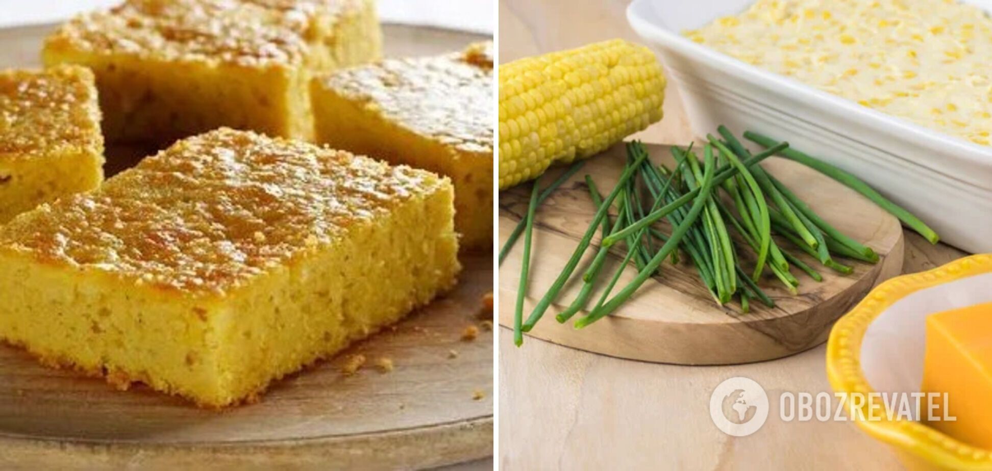Healthy corn and egg casserole