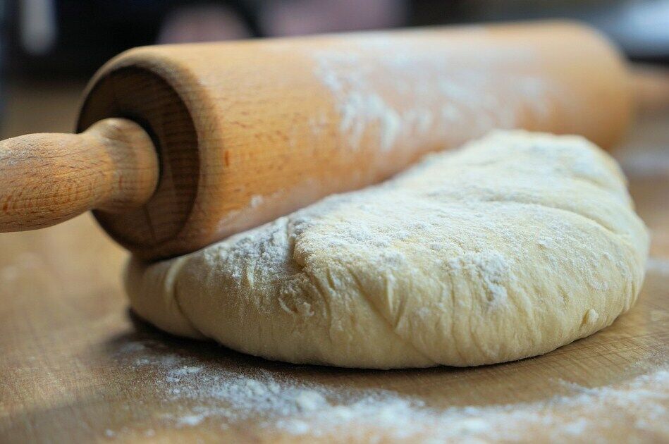 Yeast dough for a baguette