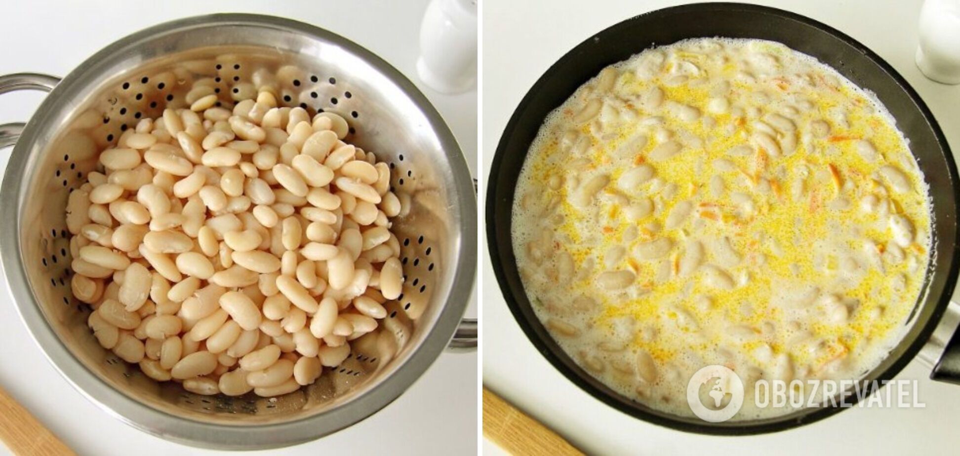 White beans for the dish