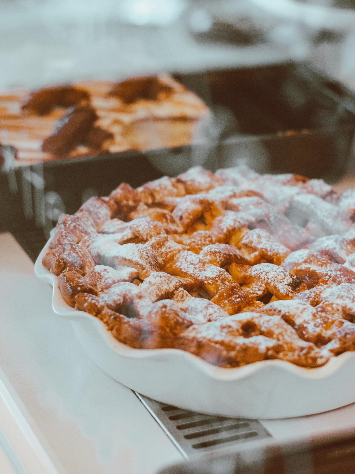 Pie with corn flour