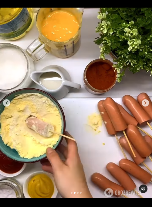 Corn dogs instead of kebabs: a simple idea for a picnic