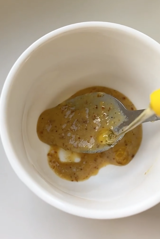 How to make a dressing for a dish