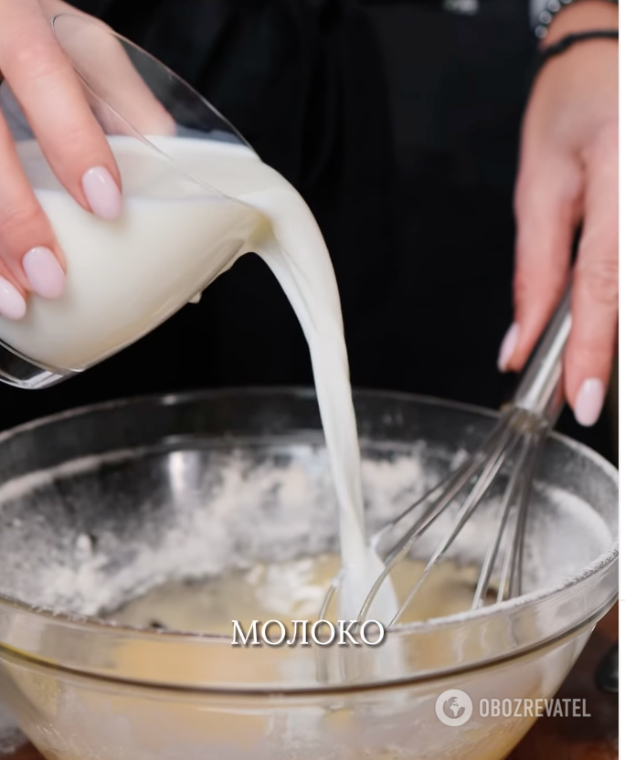 Preparing the dough