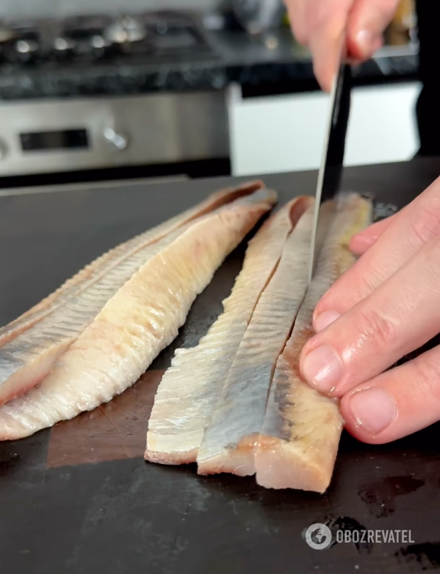 Herring for cooking