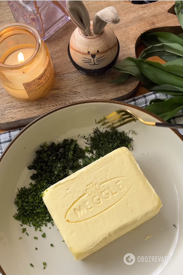 Homemade herb butter: perfect for spring sandwiches