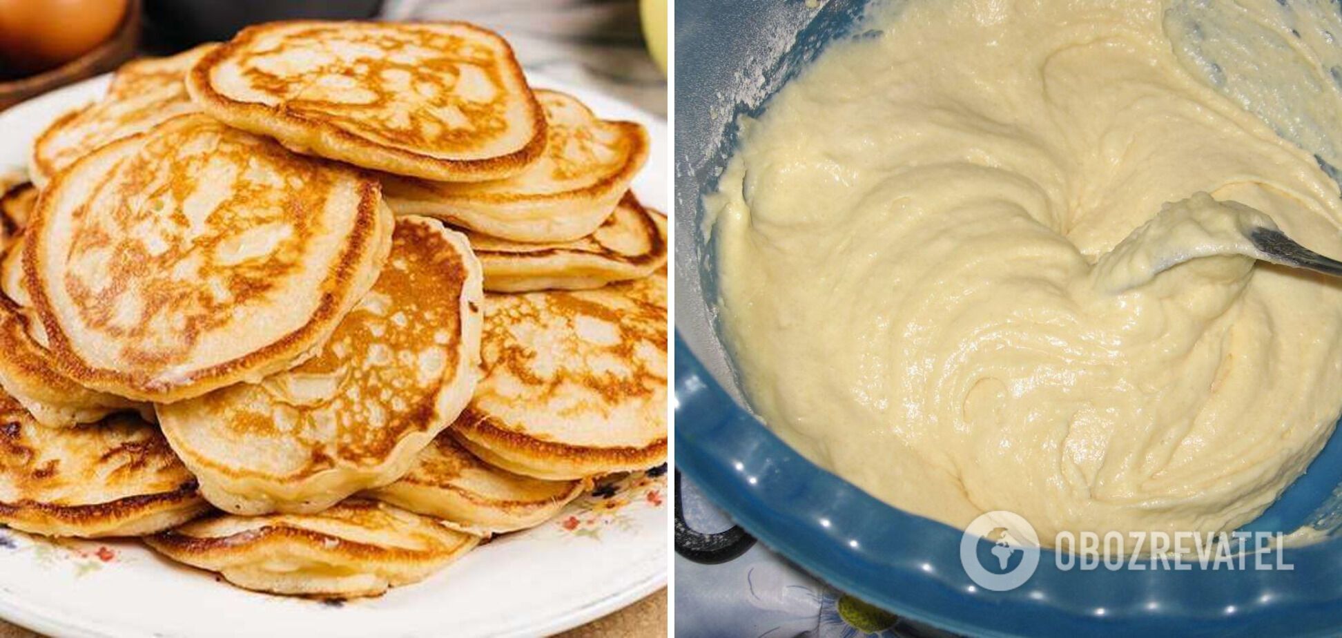 Pancakes with cheese