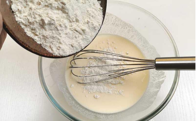 Flour for pancakes