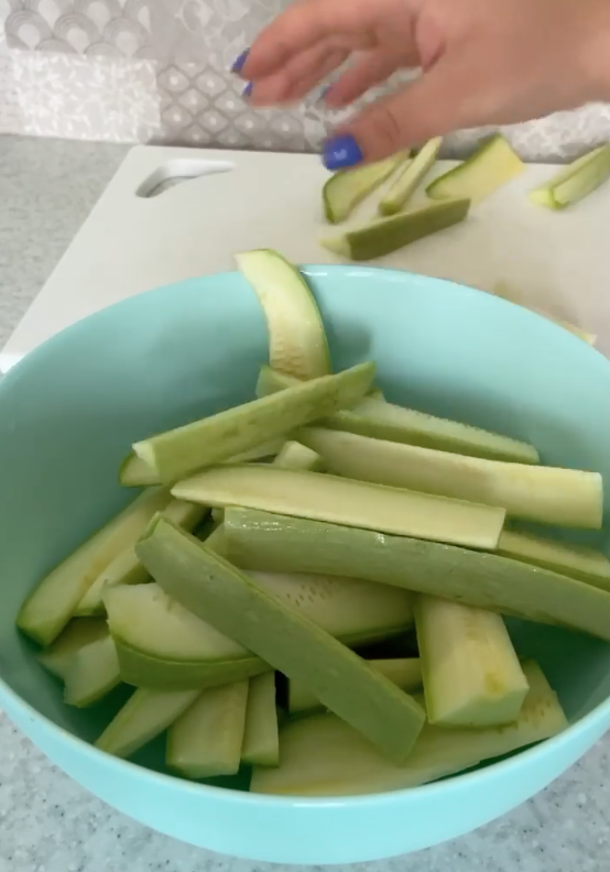 Zucchini for an appetizer
