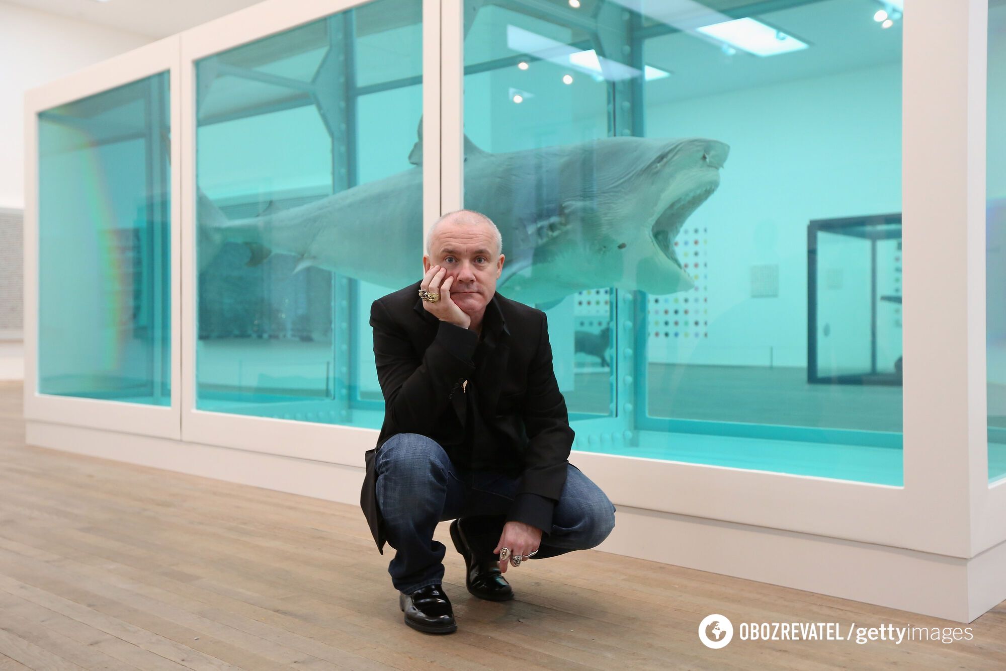 Damien Steven Hirst stworzył rekina w basenie z formaliną
