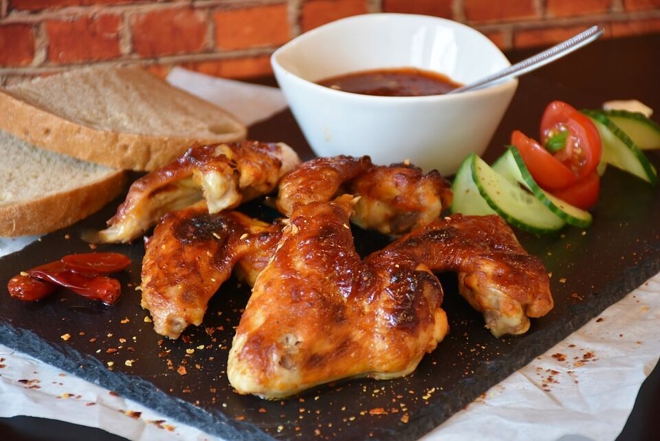 Baked chicken wings without marinating