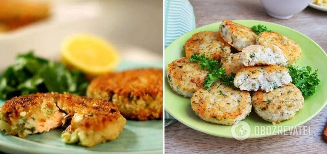 Fish cutlets from fish fillets