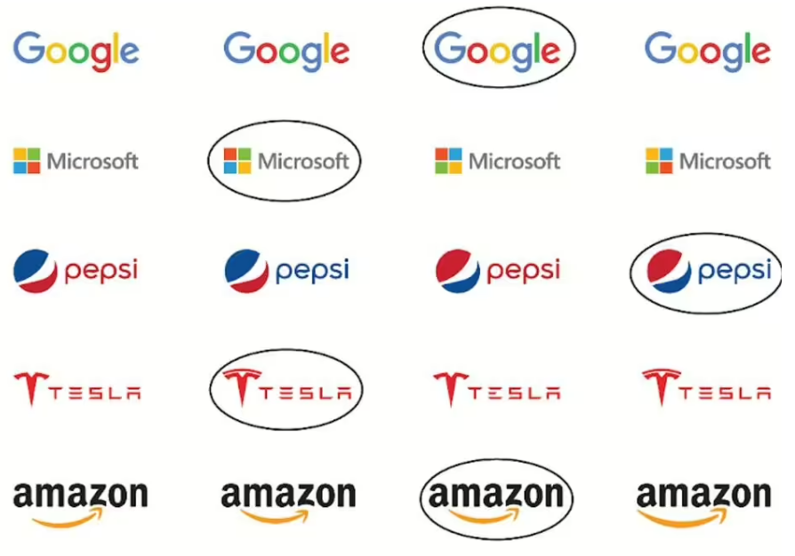 Which ones are right logos? A puzzle that will leave you confused