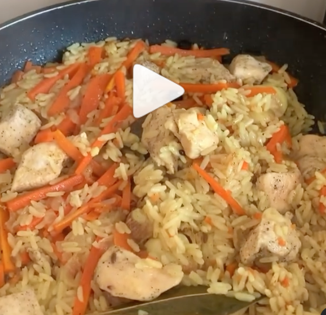Pilaf with meat