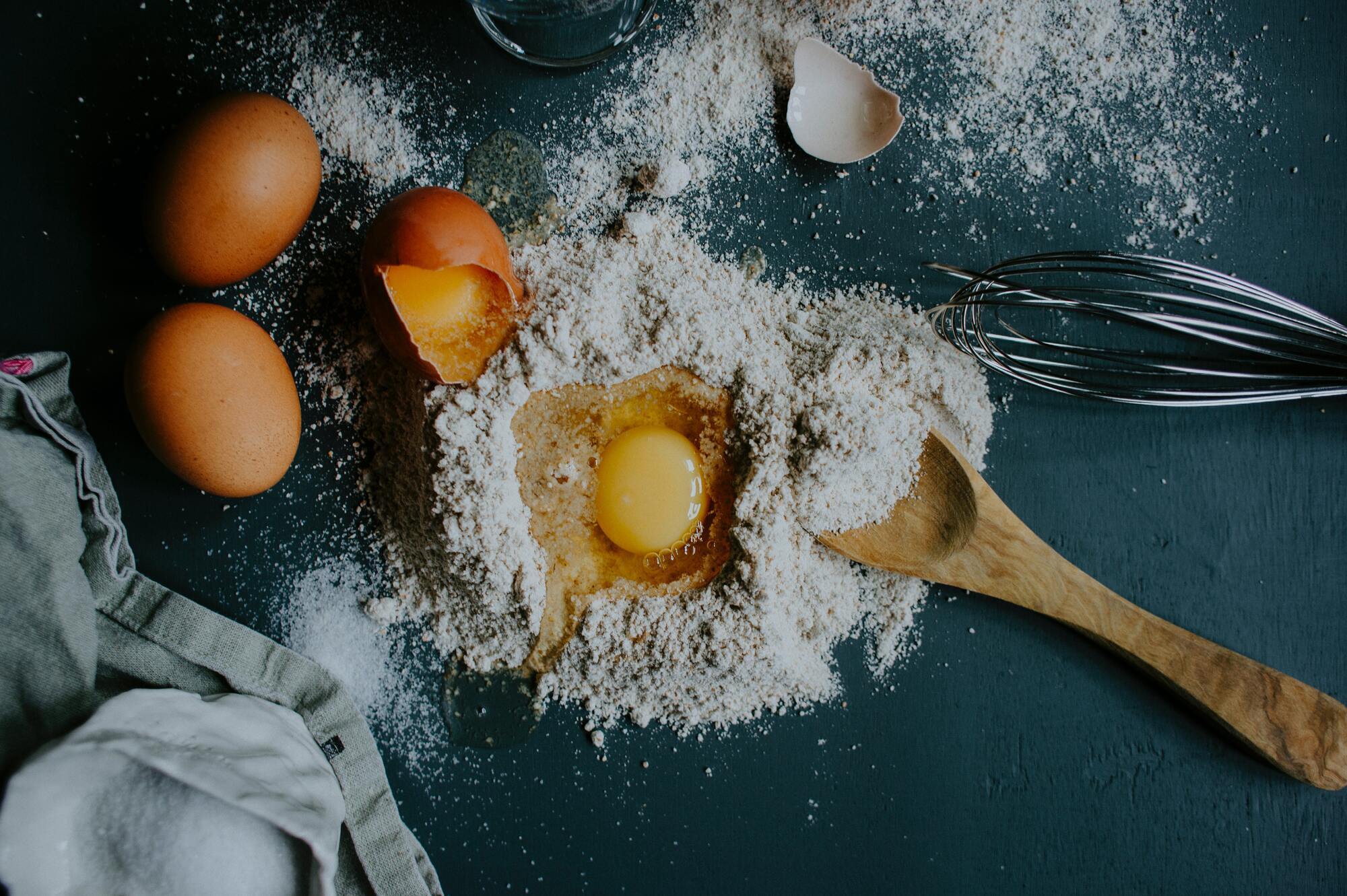 Flour and eggs