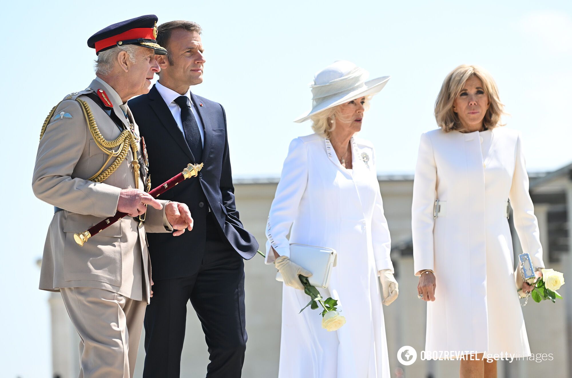 Brigitte Macron broke protocol at a meeting with Queen Camilla: an awkward moment caught on video