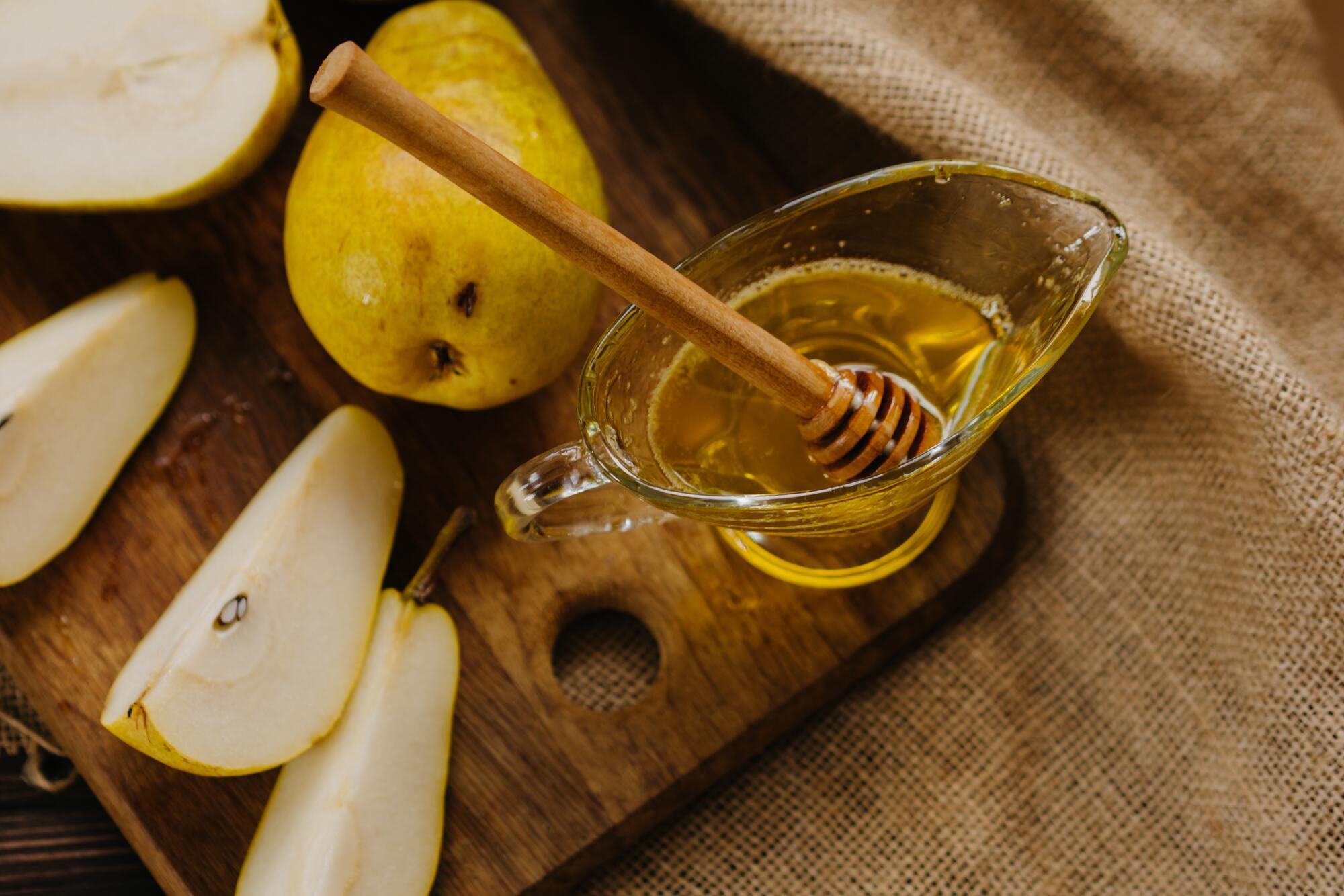 Pears and honey