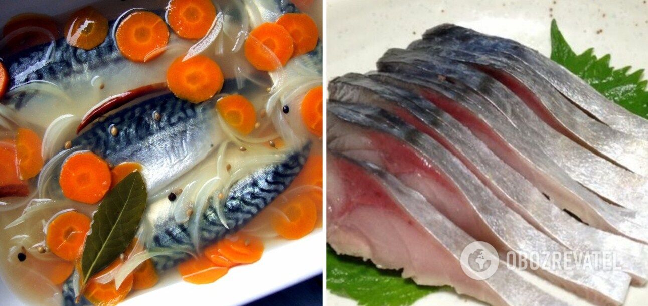 Marinade for mackerel
