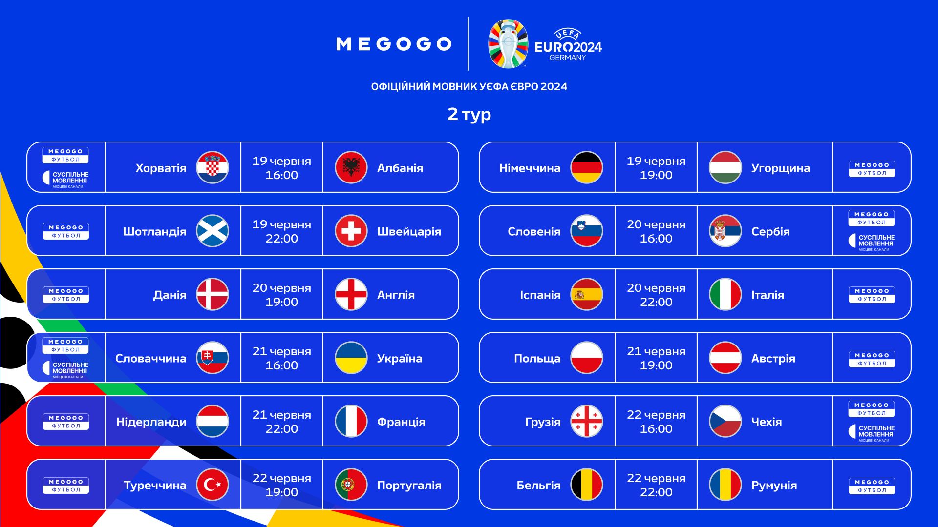 Where to watch Ukraine national team Euro 2024 matches: channels that will show the event live