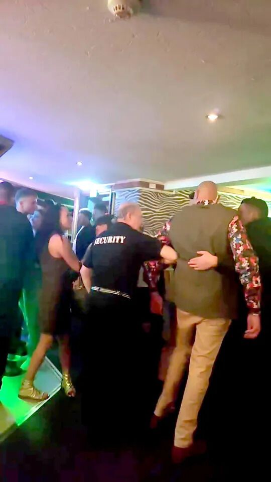 He was crawling on his knees: Fury was involved in a drunken incident after the fight with Usyk. Video