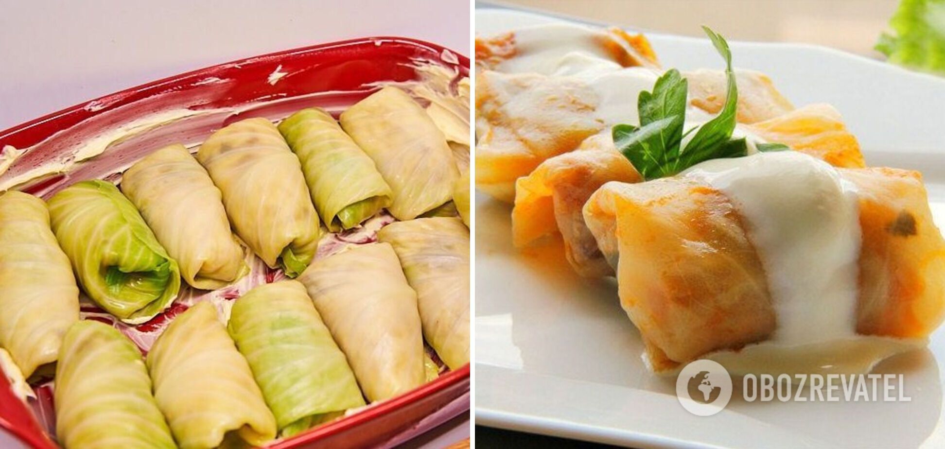 Cabbage rolls with potatoes