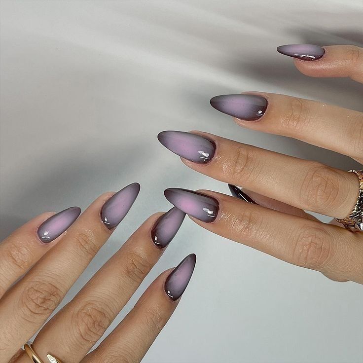 Black aura nails unexpectedly became a trend in 2024: who will suit this manicure