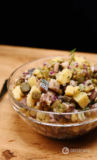 Salad with herring: an interesting combination of products that creates an incredible taste