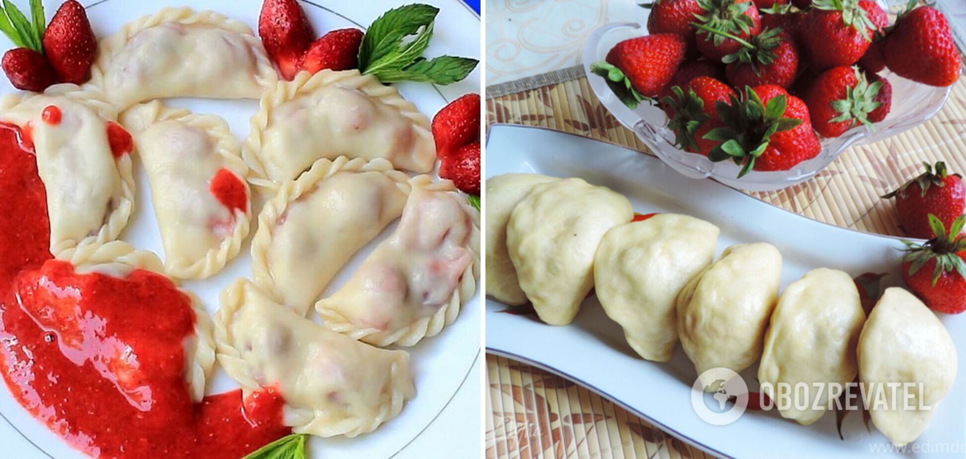 Berry filling for dumplings