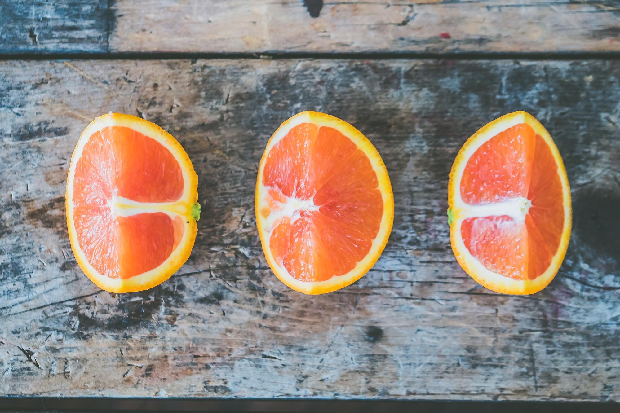 Orange for making dessert