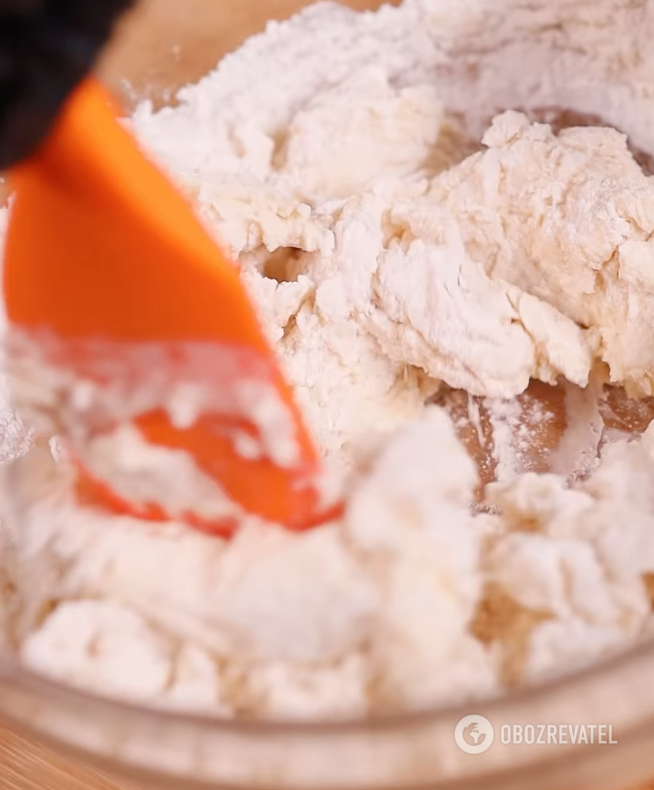 Preparing the dough