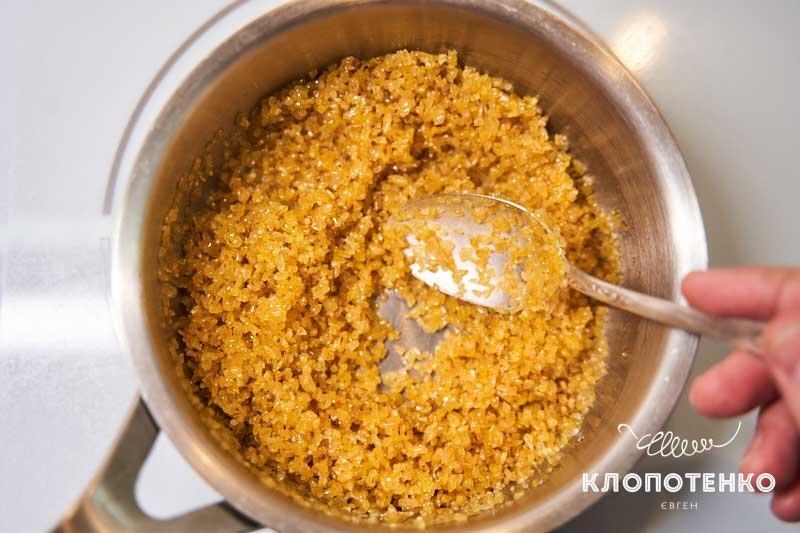 Fried bulgur