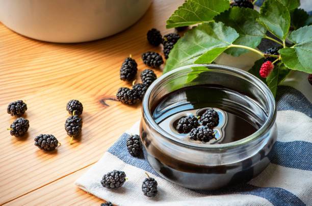 Black mulberry jam