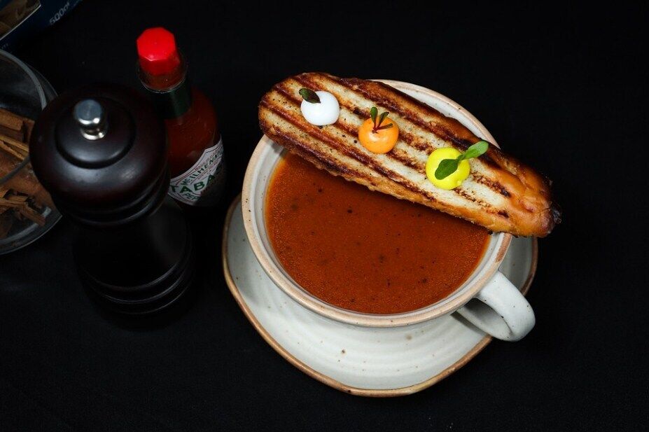 Soup with smoked sausage and beans