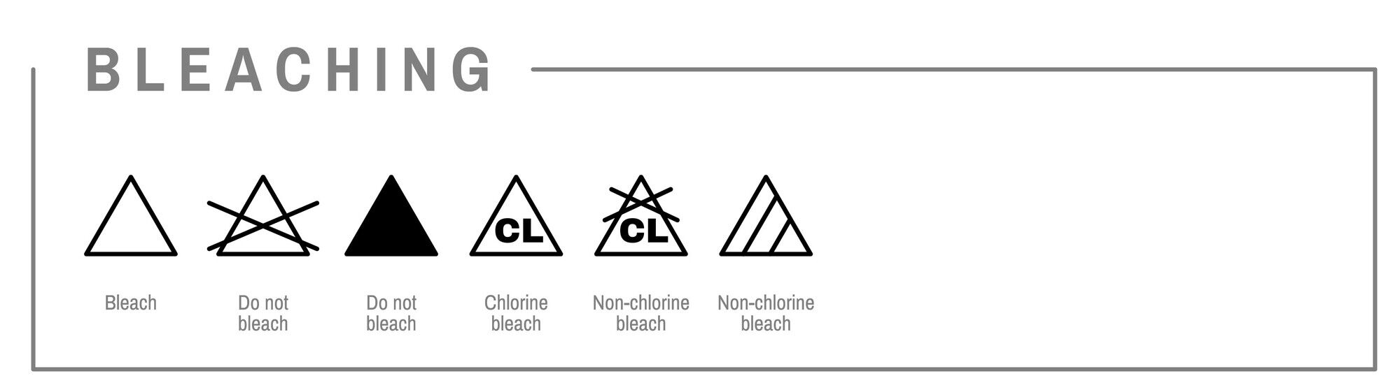 What does the triangle symbol on a clothing label mean: what everyone should know