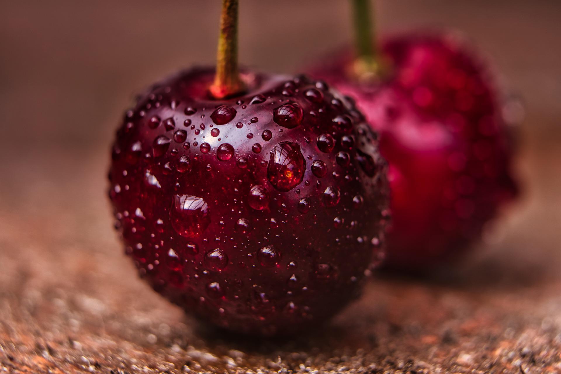 Sweet cherry for a drink