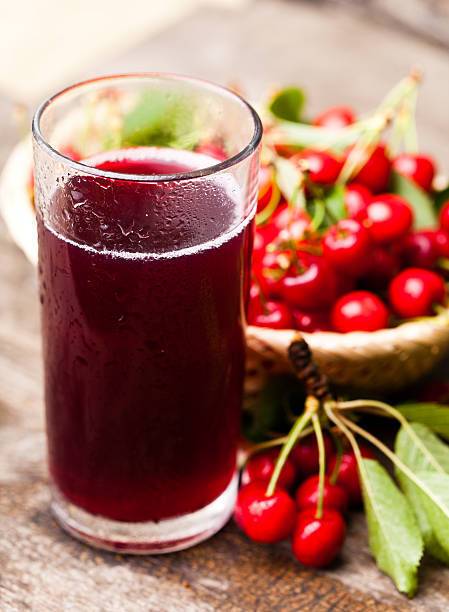 Cherry kvass with yeast