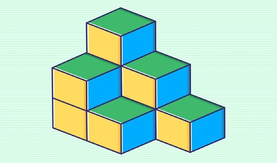 How many cubes are in this picture: only the smartest ones will name the exact number in 9 seconds