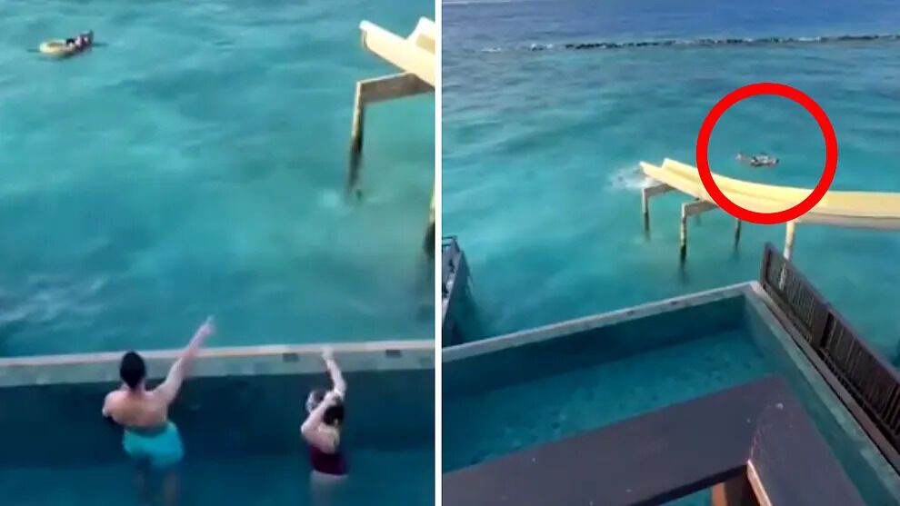 The titled footballer rescued a drowning couple in the Maldives after hearing screams while he was vacationing with his girlfriend. The moment was caught on video