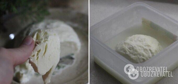 Mozzarella cheese without citric acid