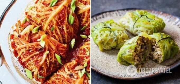 Lazy cabbage rolls in the oven