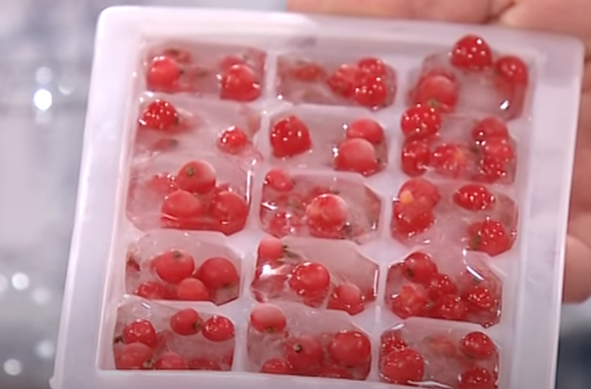 Berries with water