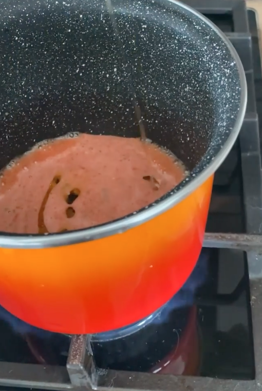 How long to cook the sauce
