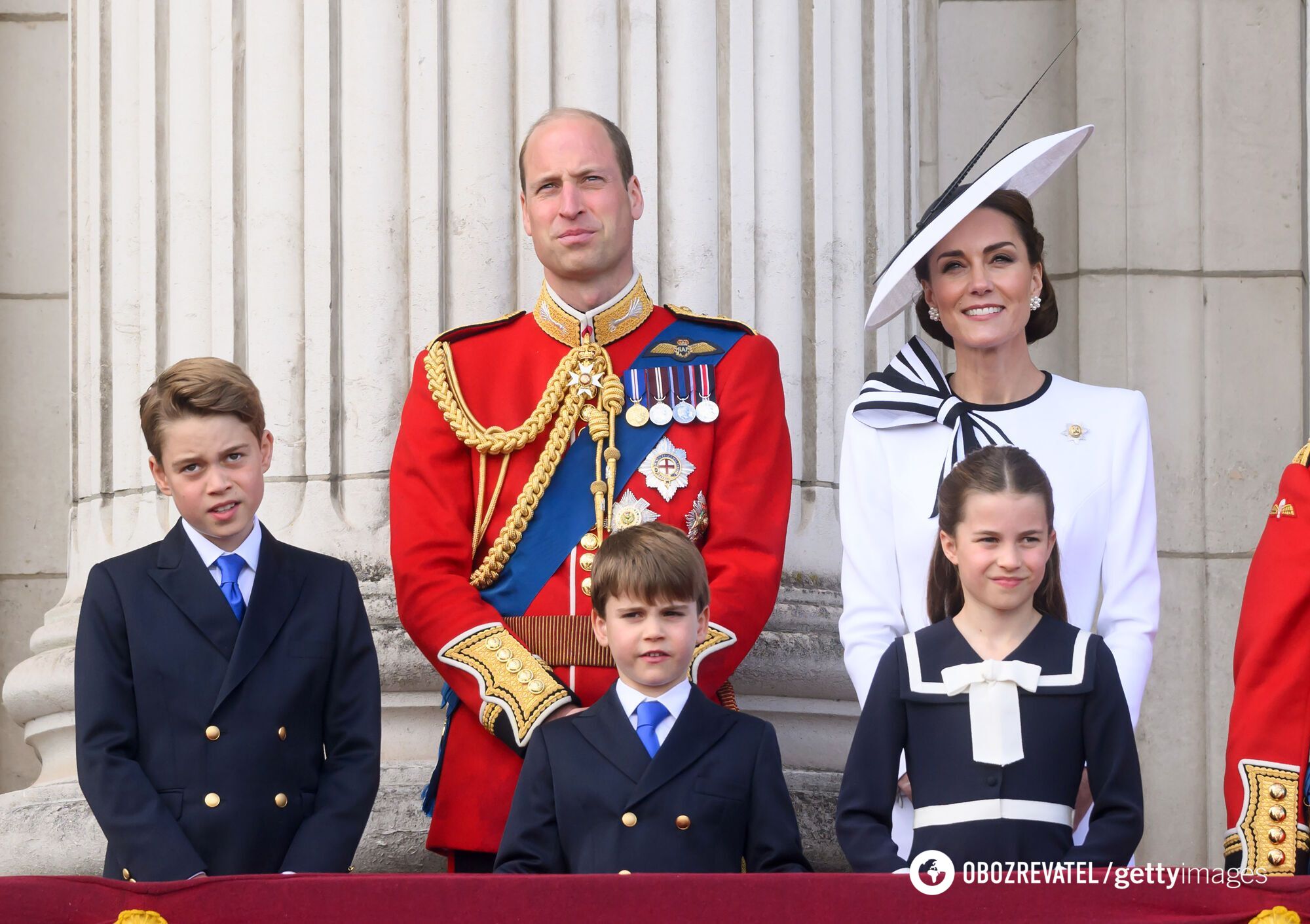 A copy of her father. The network compared Princess Charlotte to young Prince William