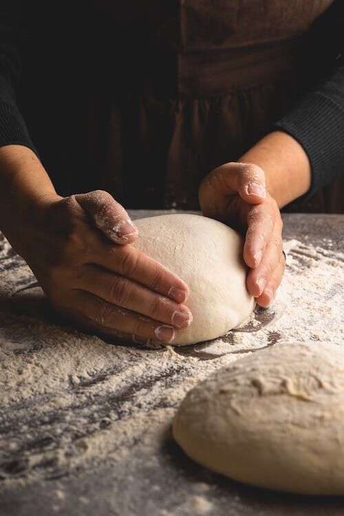 Water-based yeast dough that can be stored for a long time