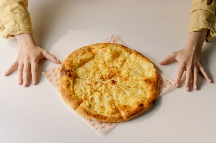 Recipe for lazy khachapuri in a pan