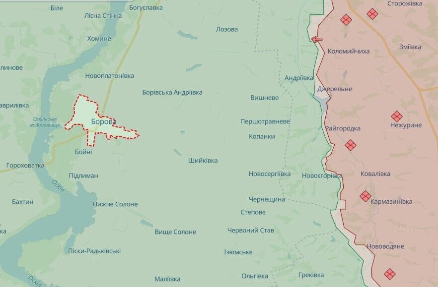 Russia builds up forces for an offensive on Borova in Kharkiv region - DeepState