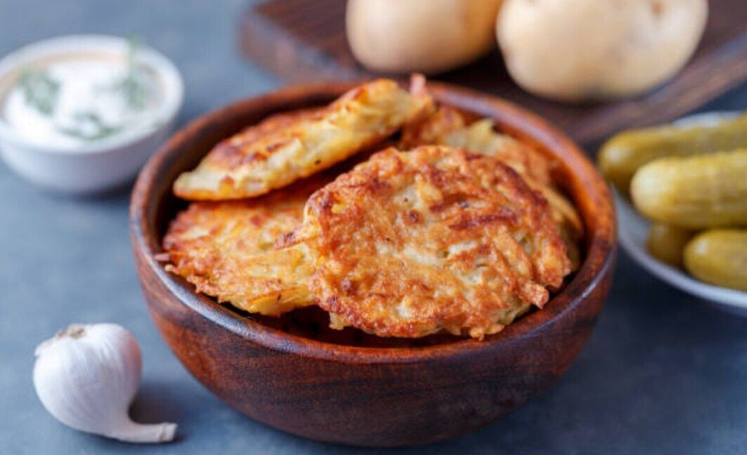 Potato pancakes with filling