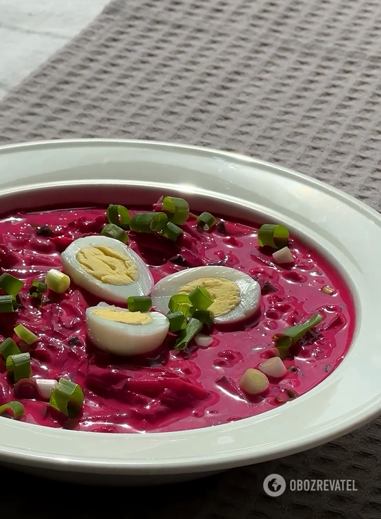 Cold summer kholodnyk soup instead of hot red borscht: how to prepare this seasonal dish